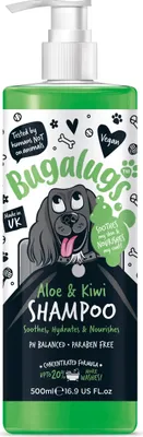 Produktbild von Bugalugs Aloe & Kiwi Hundeshampoo - Lang anhaltende Frische und Pflege