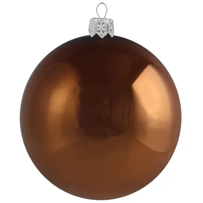 Produktbild von Weihnachtskugel aus Glas Braun