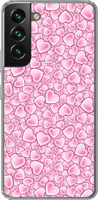 Produktbild von MuchoWow® Handyhülle Schutzhülle Hülle für Telefoonhoesje Samsung Galaxy S22 Plus Mädchen - Herzen - Rosa - Muster - Mädchen - Kind - Kinder Silikon Softcase Handy Hülle - Schutzabdeckung