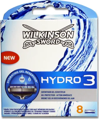 Produktbild von Wilkinson Hydro3 Rasierklingen, 8er Pack