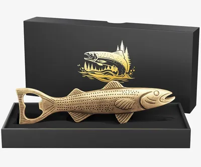 Productafbeelding van Originele Bieropener Cadeau voor Vissers en Mannen