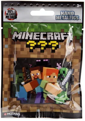 Produktbild von Jada Sammelfigur Minecraft Blind Pack Nanofigs 1 von 13 Blind Bag 9384486300W01
