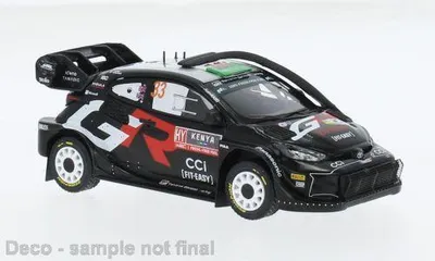 Productafbeelding van IXO 1:43 Toyota Yaris Rally 1, WRC, Safari Rallye Kenia, 2024, nummer 33, bemanning: E. Evans / S. Mar