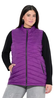Immagine prodotto di Ulla Popken: abbigliamento donna, taglie forti, specialista in abbigliamento plus size, gilet imbottito