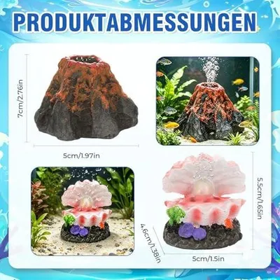 Imagen del producto de Decoración para acuarios. Ornamentos para acuarios