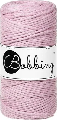 Produktbild von Bobbiny Macrame Cord 3 mm 100 m Dusty Rose Schnur