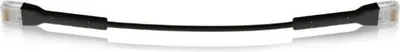 Produktbild von Ubiquiti UniFi Ethernet Patch Cable, 0,22 m, Cat6, RJ-45, RJ-45, Schwarz