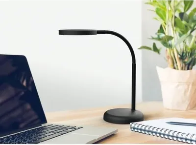 Immagine prodotto di Lampada da tavolo a LED Mauljoy bianco caldo LED nero confezione da 12