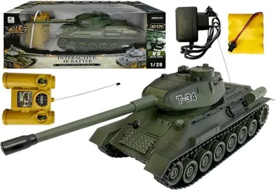 Produktbild von 99815 RC Panzer T-34 1:28 mit IR Kampfsystem 2,4 GHz