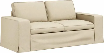 Zdjęcie produktu dla Sofa vidaXL w kolorze kremowym, 182 x 80 x 82 cm, materiałowa