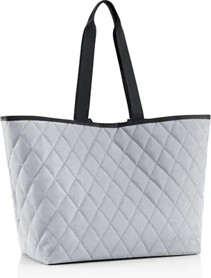 Produktbild von reisenthel classic shopper XL, Einkaufstasche, Tragetasche, Rhombus Light Grey, 26 L, DL7060