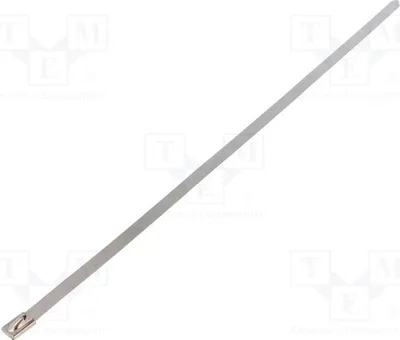 Produktbild von 10x Kabelbinder L: 360mm Farbe:  BU74-360 Kabelbinder - Metall W: 7,9mm Edel 1112N