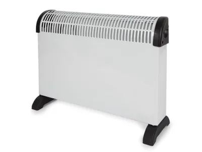 Produktbild von Perel Konvektorheizung 2000W, elektrischer Konvektor mit 3 Heizstufen, Thermostat, IP20