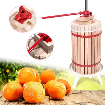 Produktbild von NAIZY 6L Obstpresse Fruchtpresse Weinpresse Saftpresse Maischepresse Obstmühle