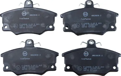 Image de AutoMentum AM20838.2 Jeu de plaquettes de frein 4 pièces pour Fiat Seicento 1997-2010 essieu avant