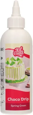 Produktbild von FunCakes Choco Drip Frühlings Grün / Spring Green 180g