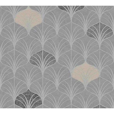 Produktbild von A.S. Création Art Deco Tapete Pop Style Vliestapete grau beige braun 10,05 m x 0,53 m