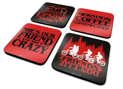 Obrázok produktu pre Sada podšálok Stranger Things