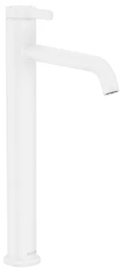 Productafbeelding van Hansgrohe wastafelmengkraan 260 Axor One met hendelgreep, zonder afvoerplug, matwit, artikelnummer 48002700