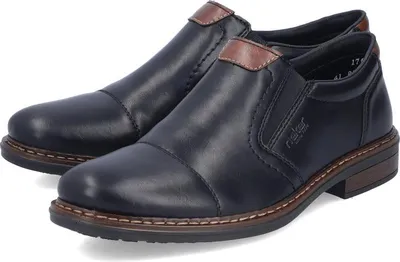 Produktbild von Rieker Herren-Slipper Schwarz-Braun, Farbe:schwarz, EU Größe:45