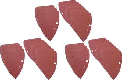 Produktbild von MATRIX Schleifpapier Set | 3x 10 Stück | Dreieck | 135 x 95 mm | für Multischleifer ADS 7,2V Schleifdreieck Schleifblätter