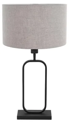 Obrázek produktu pro Stolní lampa - černá - Stang - len kov - noční lampička - E27 - 4810ZW - Steinhauer