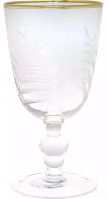Imagen del producto de Copa de vino grande con borde dorado