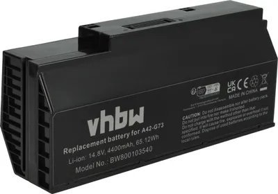 Produktbild von vhbw Akku kompatibel mit Asus VX7SX-DH72, VX7SX, G73SW, VX7 Notebook (4400 mAh, 14,8 V, Li-Ion)