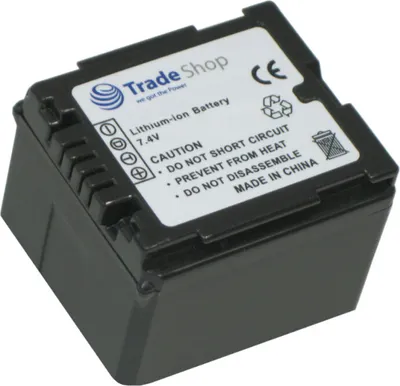 Produktbild von Trade-Shop Kamera Li-Ion Akku 7,4V / 950mAh kompatibel mit Panasonic HDC-SD20 HDC-SD100 HDC-SD200 HDC-SD300 HDC-SD600 HDC-SD707 HDC-SDT750 HDC-HS9