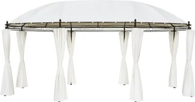 Produktbild von Gartenpavillon Cremeweiß 530x350x265 cm