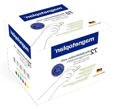 Produktbild von Abgerundete Tafelkreide, 72 Stück, weiß