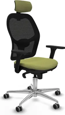 Produktbild von Bürostuhl mit Kopfstütze Jorquera Piqueras y Crespo 3D086G2 grün