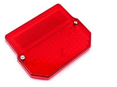 Produktbild von Rücklichtkappe f. BSL + BSKL, rot - inkl. 2 Schrauben und Dichtscheiben - Simson S53, S83, SR50, SR80 - MZ ETZ