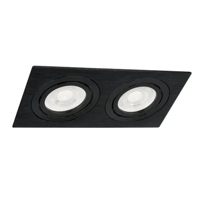 Obrázek produktu pro Halogenové stropní bodové svítidlo GU10 LED Pohyblivá spotová lampa Černá
