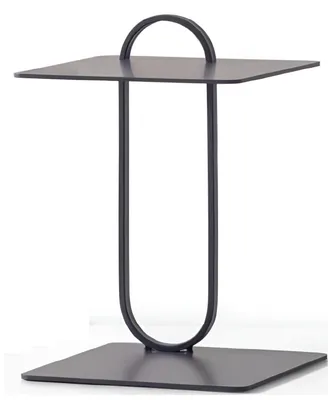 Produktbild von Eleganter Beistelltisch in mattem Schwarz mit modernem Design