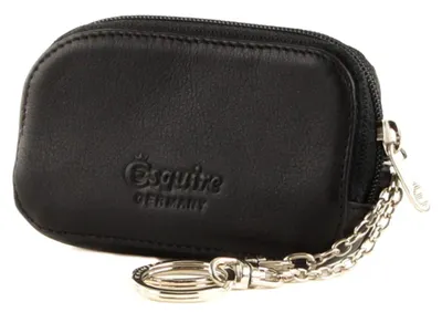 Produktbild von Esquire Schlüsselmäppchen Logo Key Case Black schwarz
