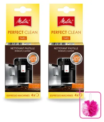 Produktbild von 2 x Melitta Perfect Clean Reinigungstabletten für Kaffeevollautomaten - Sparpackung - 2 Stücke
