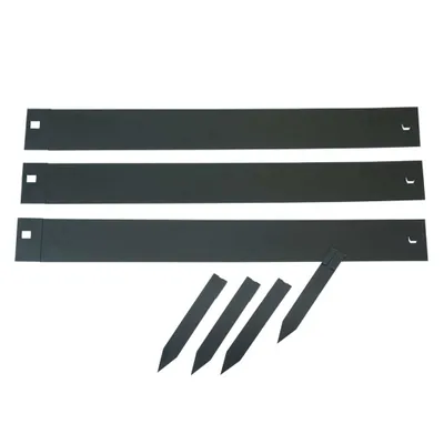 Produktbild von Nature Rasenkanten 3 Stk. 91,4x10,2 cm Schwarz