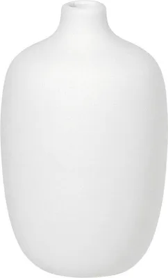 ASA Vaso In Ceramica Como | Colore Crema Opaco | Altezza 15,5 Cm | Design Minimal