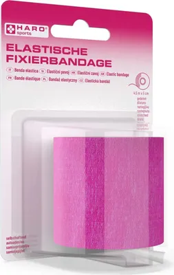 Produktbild von HARO Elastische Fixierbandage 50 mm x 4,5 m pink