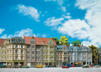 Produktbild von Faller 130915 - 1/87 / H0 Stadthäuserzeile Goethestraße - Neu