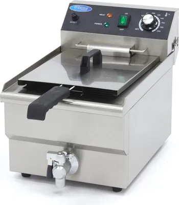 Immagine prodotto di Maxima - Friggitrice Gastro - 13 l - 1 cestello - con rubinetto di scarico