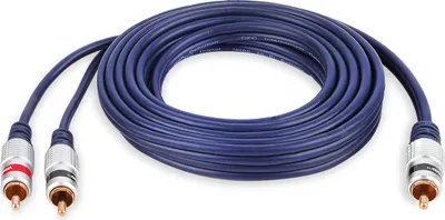 Image de Câble à fiches RCA - 2 fiches RCA (RCA) VITALCO Câble à fiches RCA - 2 fiches RCA (RCA) VITALCO 7,5 m (RKD180)
