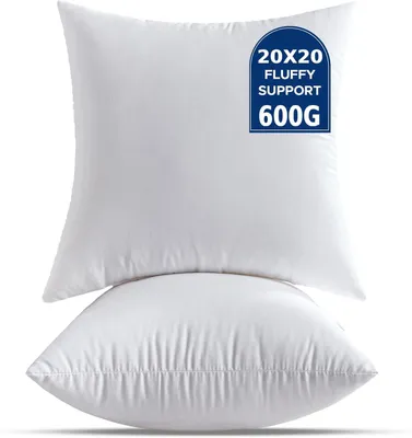 Produktbild von Kissenfüllungen 50x50 cm, 2er Set, weiß, für Sofa