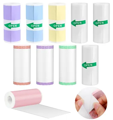 Obrázok produktu pre 10 roliek termopapíru na tlač pre mini fotoaparát, 57 x 25 mm