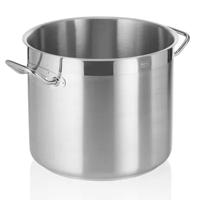 Produktbild von Profi Edelstahl-Kochtopf Fleischtopf mit Deckel 22,0 Liter ØxH: 32 x 28,5 cm