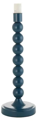 Imagen del producto de Lámpara de mesa con base esférica HIGGLEDY, color azul, 1xE14x7W, metal, dimensiones: 36,5x12x12cm, IP20, marca Endon