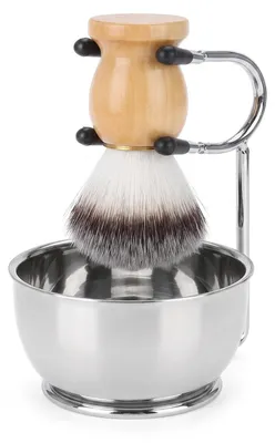 Produktbild von Rasier-Set für Männer mit Rasierpinsel und Halter