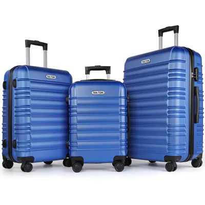 Produktbild von Kofferset Reisekoffer 4 Zwillingsrollen Hartschale Trolley Koffer, 4 Rollen, Trolley Handgepäck Große Kapazität mit Zahlenschloss