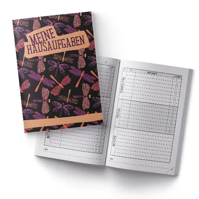 Produktbild von itenga Hausaufgabenheft Libellen (Motiv 7) DIN A5, 96 Seiten